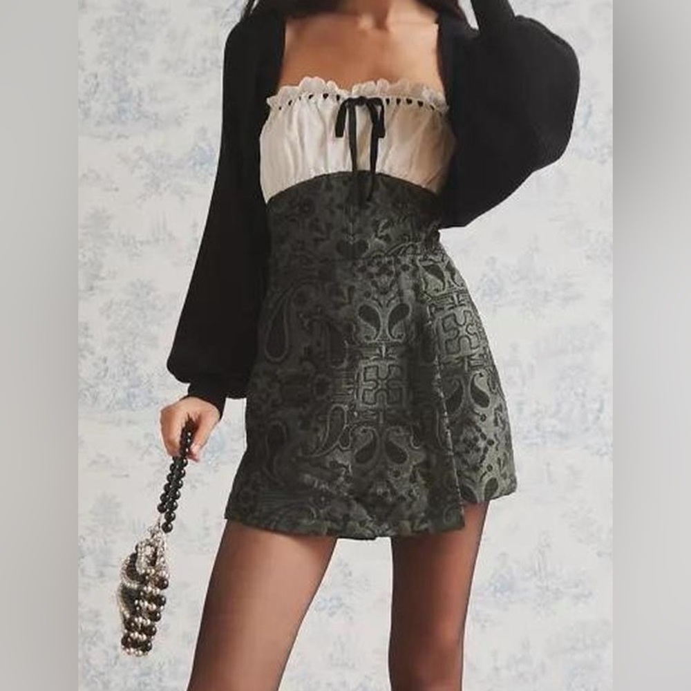 Urban Outfitters Paisley Strapless Romper